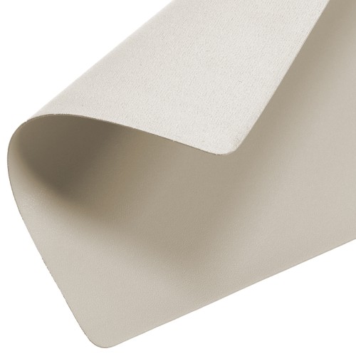 Platzset, Kunstleder, creme.