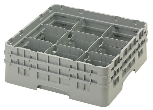 Camrack® mit 9 Fächern 13,3cm maximale Höhe von Cambro