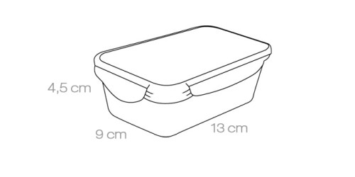 Dose FRESHBOX 0.2 l, rechteckig