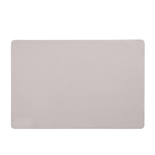 Platzset "two tone", Kunstleder, beige/schwarz / Maße: 45x30 cm