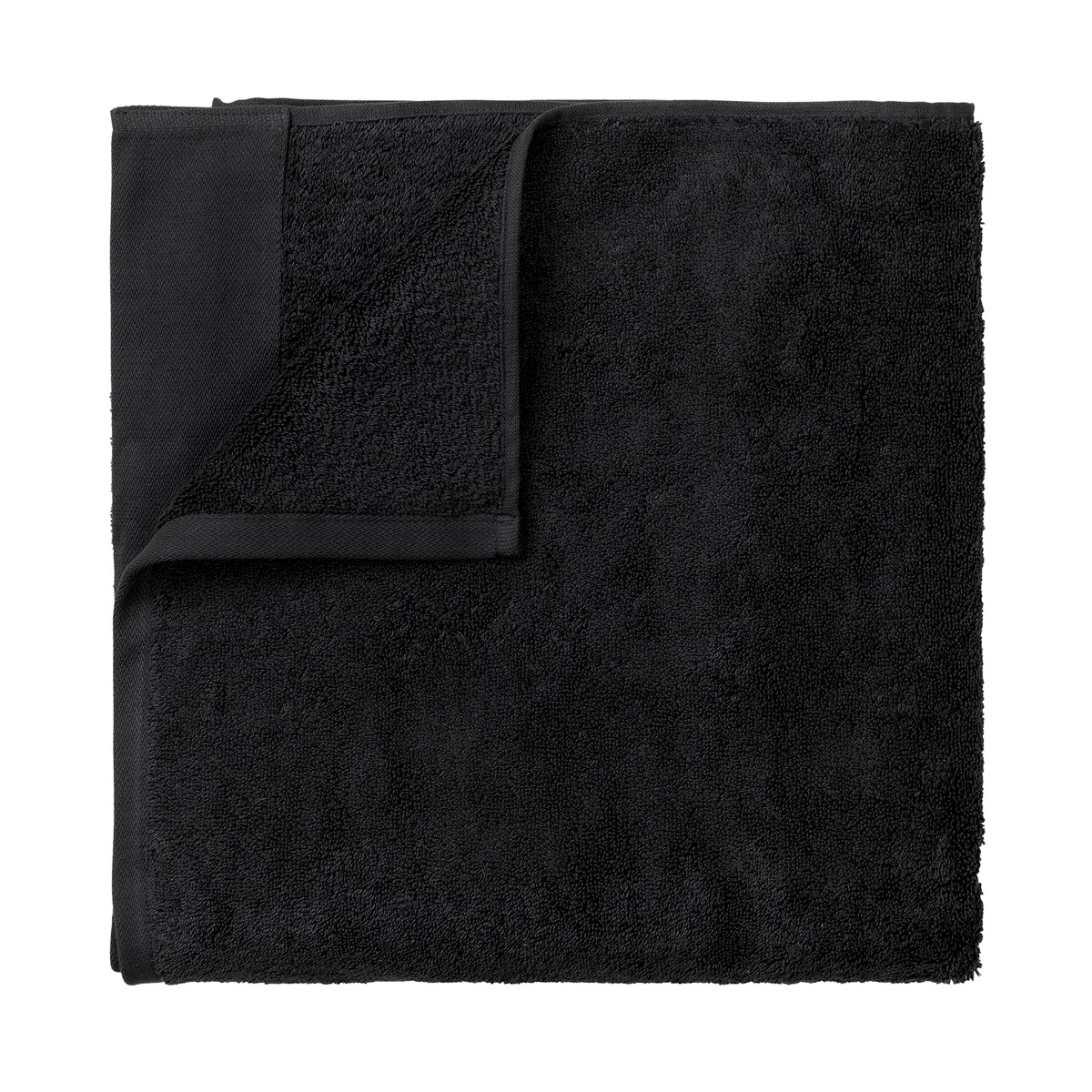 Badetuch -RIVA- Black 70 x 140 cm. Material: Baumwolle. Von Blomus.
