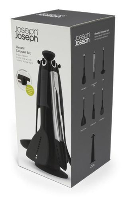 Joseph Joseph Elevate - 6-teiliges Küchenutensilien-Set - dunkelgrau