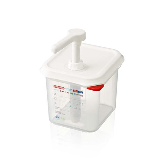 ARAVEN SAUCEN-DISPENSER GN 1/6 Durchsichtig 10ML