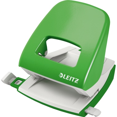 Leitz Locher New NeXXt 8 cm 30 Bl. (80 g/m²) mit Anschlagschiene hellgrün