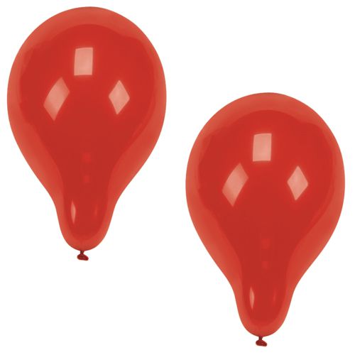 100 Luftballons Ø 25 cm rot von PAPSTAR