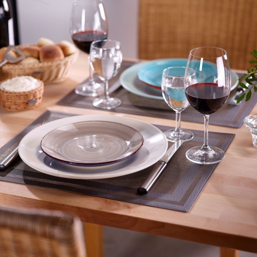 Westmark Tischset »Home«, 42 x 32 cm, anthrazit/gold