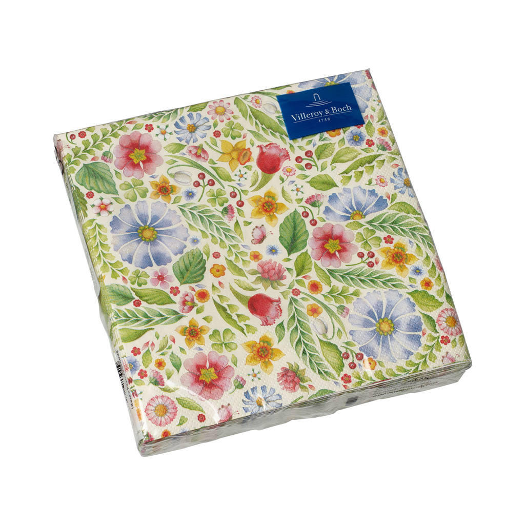 Villeroy und Boch Lunch Serviette Flowers - Maße: 33 x 33 cm / Ser.: Easter Accessoires