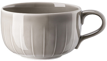 Joyn Grau von Arzberg, Kombi-Obertasse, aus Porzellan