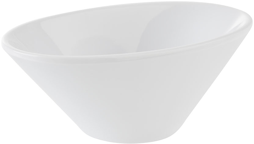 Schale -MINI- 10,5 x 6 cm, H: 4 cm Melamin, weiß 0,07 Liter Verpackungseinheit: 20 Stück spülmaschinengeeignet stapelbar