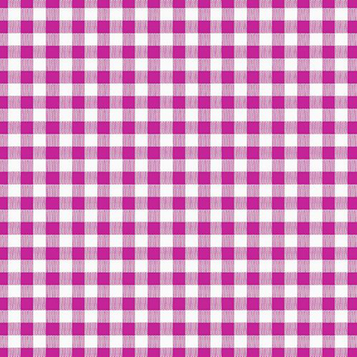 30 Servietten, 3-lagig 1/4-Falz 33 cm x 33 cm fuchsia "Vichy Karo" von PAPSTAR