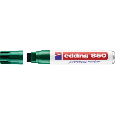edding Permanentmarker 850 5-15mm grün Blockspitze nachfüllbar