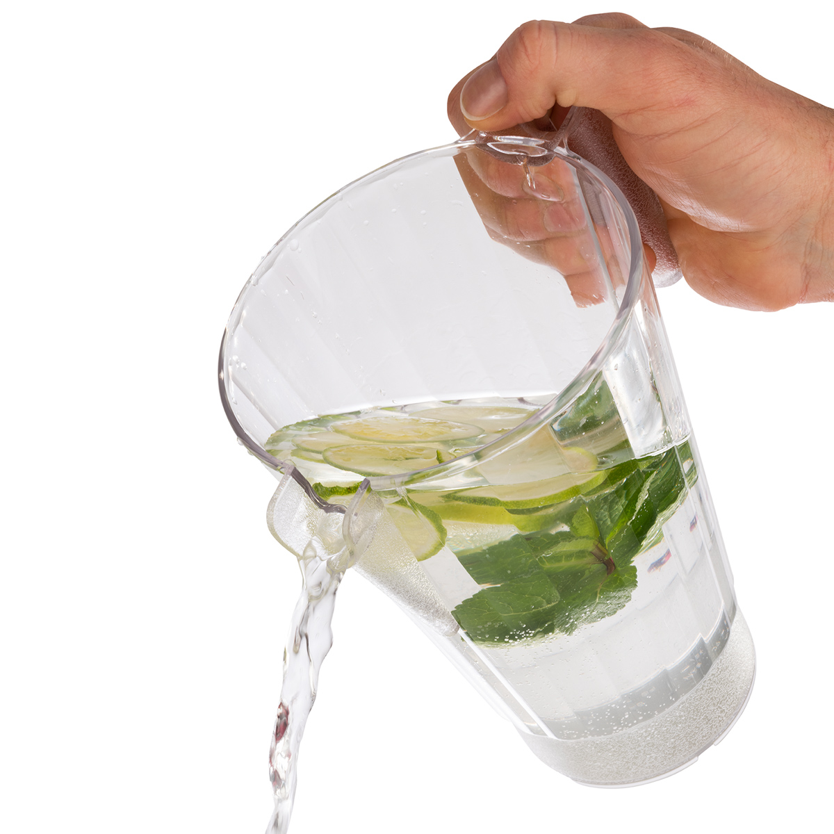 Pitcher, Ø 13,5 cm, H: 20 cm, 1,5 Liter, SAN