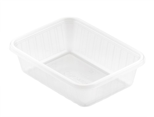 Duni Fixpack® rechteckig 350 ml Transparent ungeteilt, 500 Stk/Krt (10 x 50 Stk)