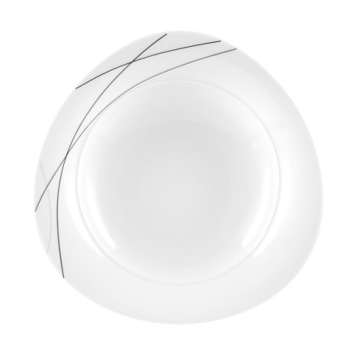 Seltmann Suppenteller 23 cm, Form: Trio, Dekor: 71381 Highline