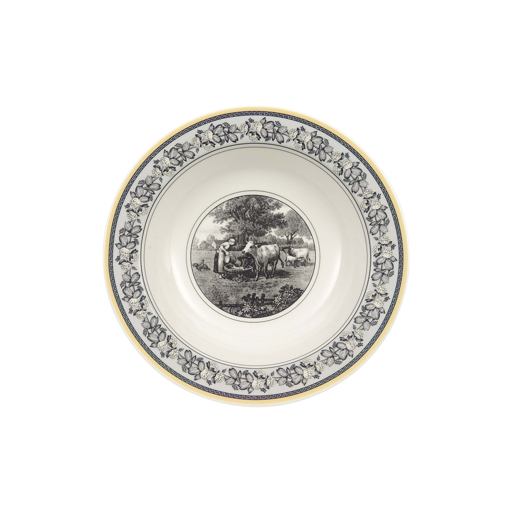 Villeroy und Boch Salatschale - Maße: 20 x 20 x 3,8 cm / Ser.: Audun Ferme