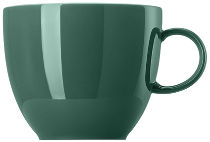 Sunny Day Herbal Green (grün) von Thomas, Kaffee-Obertasse, aus Porzellan, spülmaschinengeeignet
