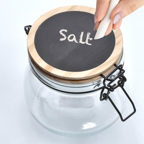 Vorratsglas m. Bügelverschluss, 500 ml, Kiefer / Maße: Ø 11x10,2 cm