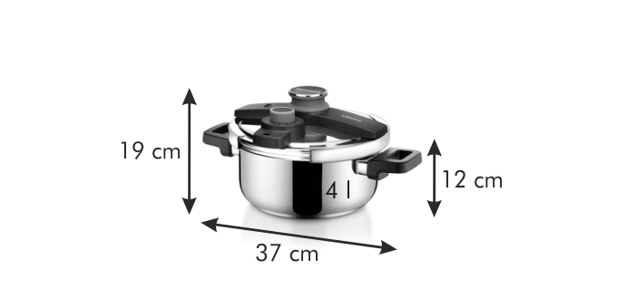 Schnellkochtopf ULTIMA 4,0 l