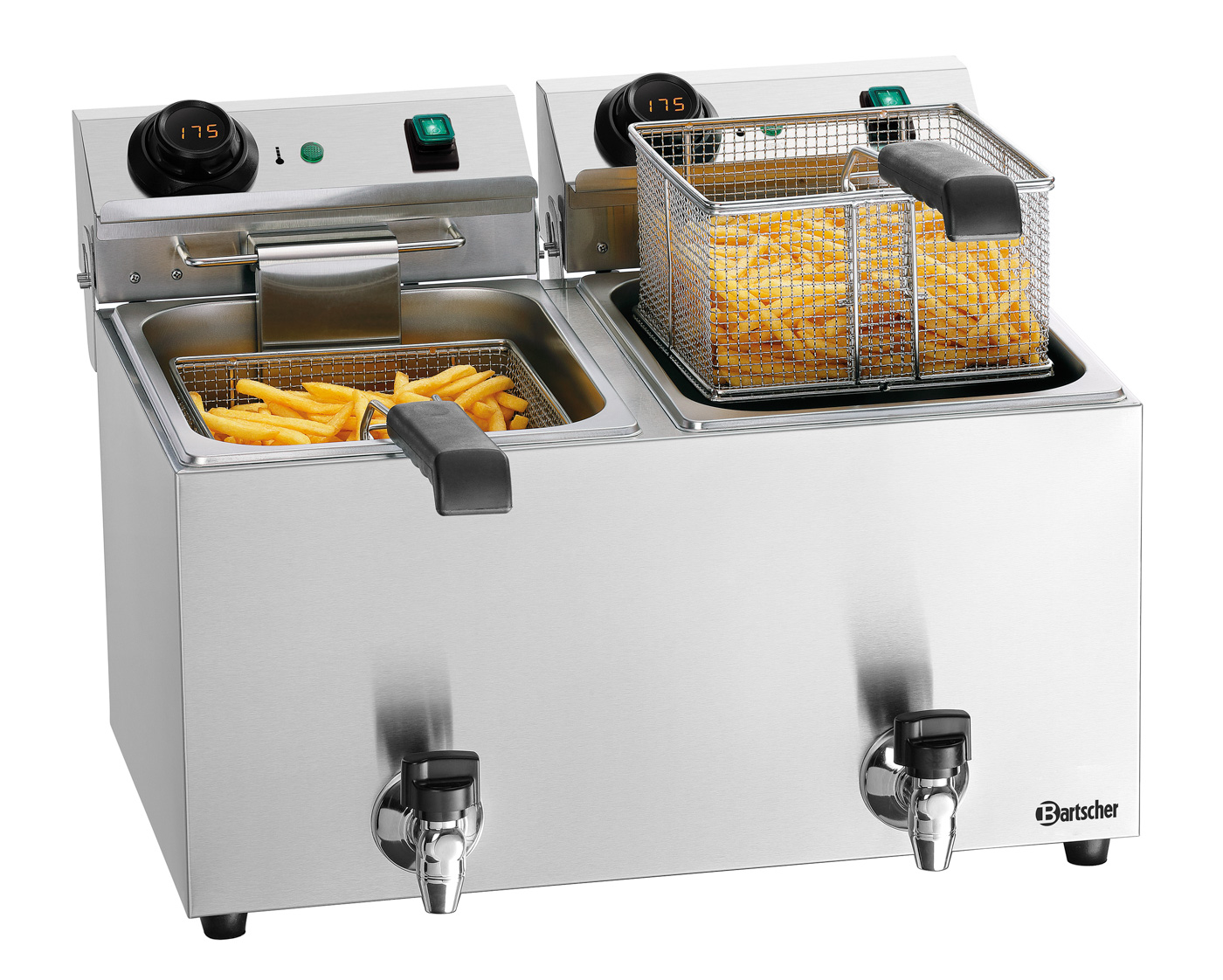 Bartscher Fritteuse MDI SNACK IV Plus |Eigenschaften: Memory-Funktion | Maße: 56,1 x 64x 38,6 cm. Gewicht: 11,7 kg