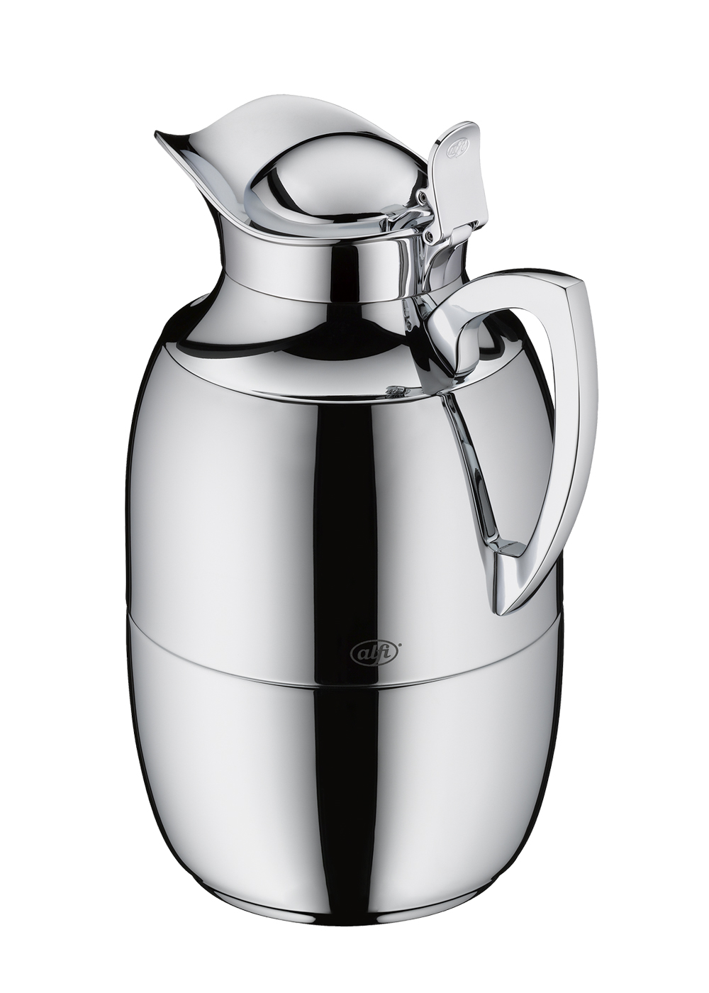 Isolierkanne Juwel 1,0 l; beste Isolierleistung hält 12 h heiß und 24 h kalt; isoliert mit hygienischem Hartglaseinsatz