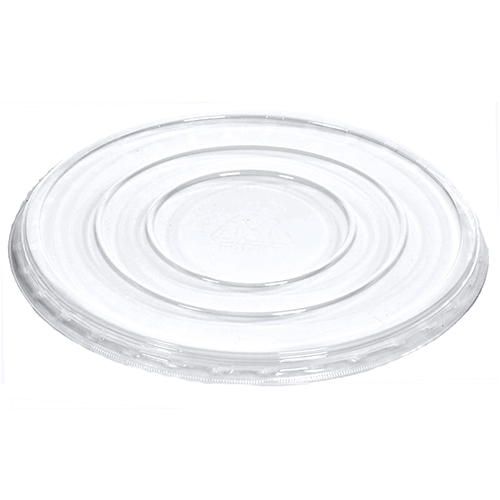 50 Deckel für Salatschalen, R-PET rund Ø 18 cm · 1,5 cm klar von Starpak