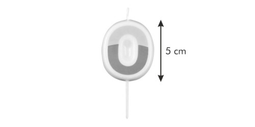 Tortenkerze DELICIA KIDS, Null, rosa