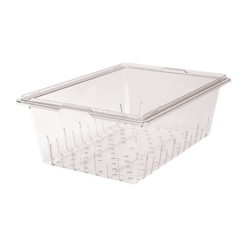 Cambro Camwear Siebeinsatz 12,7cm. Hergestellt aus langlebigem Polycarbonat. Löcher zum Abtropfen an der Unterseite.