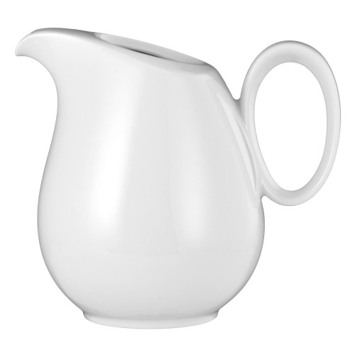 Seltmann Unterteil zur Kaffeekanne 1,25 l, rund, Form: Trio, weiss, hohe Kantenschlagfestigkeit, Made in Germany