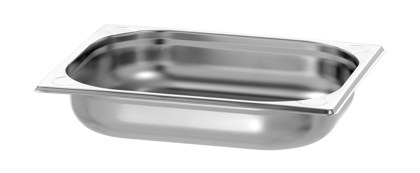 Bartscher GN-Behälter, 1/2GN,T65, Basic Line |Ausführung: Ohne Perforation | Maße: 32,5 x 26,5x 6,5 cm. Gewicht: 0,25 kg