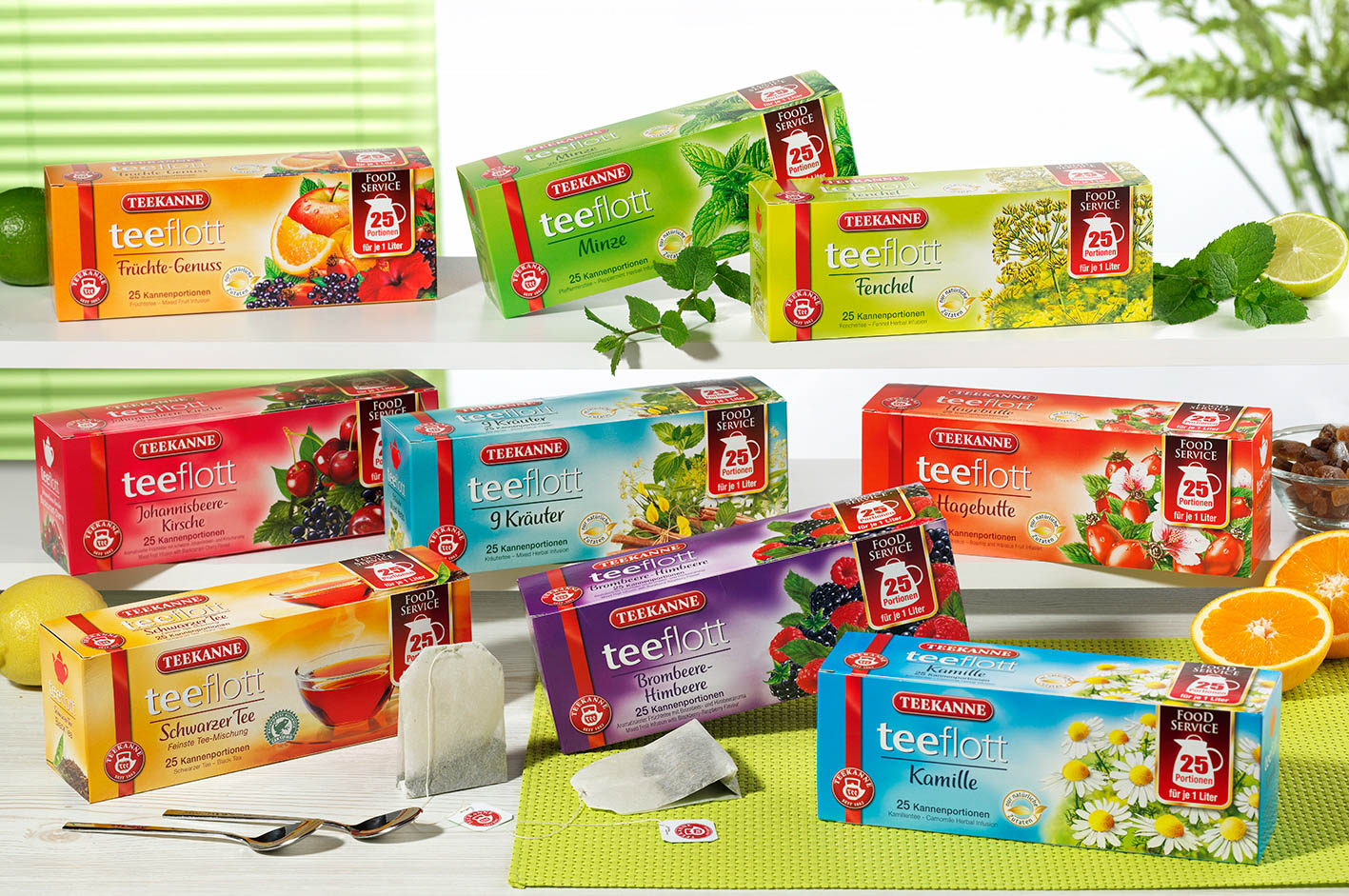 Teeflott Fencheltee, Kannenbeutel für je 1 Liter, Inhalt: 25 Beutel.