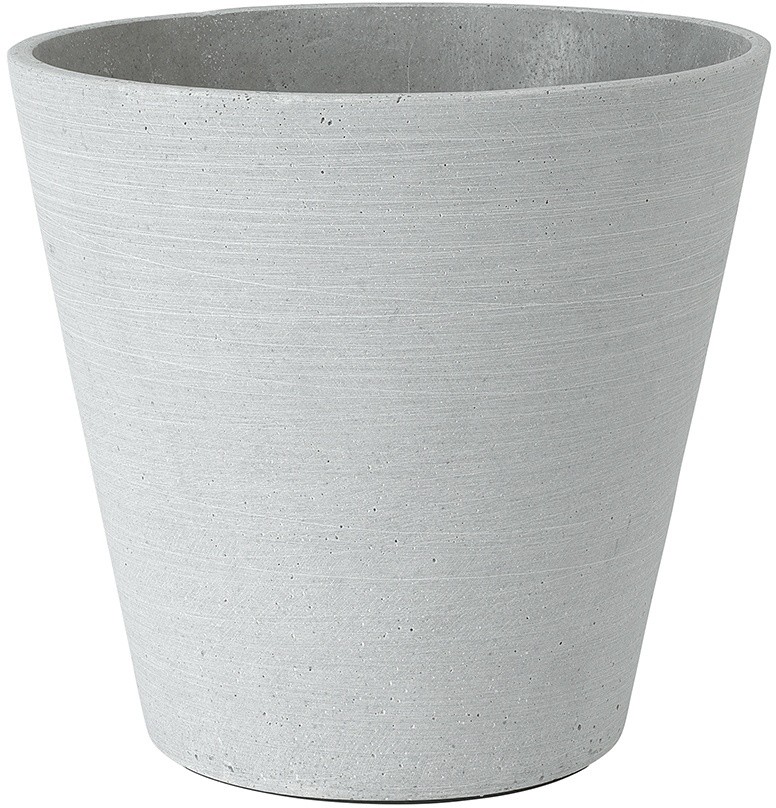 BLOMUS Pflanzgefäß - Light Grey, H 24 cm, Ø 26 cm -