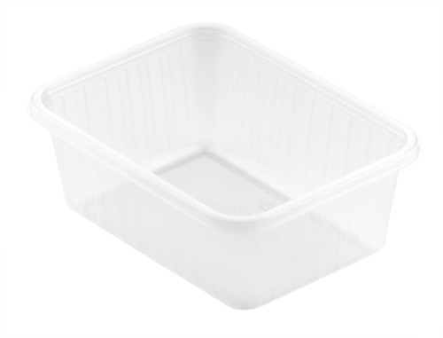 Duni Fixpack® rechteckig 500 ml Transparent ungeteilt, 500 Stk/Krt (10 x 50 Stk)