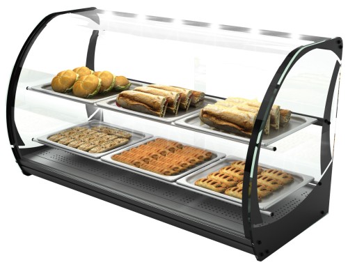 Neumärker Warmhaltevitrine Honda, 6x 2/3 GN x 20 mm