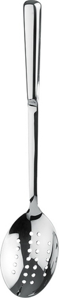 Servierlöffel, perforiert 9,5 x 7 cm, Griff: 23,5 cm Edelstahl, hochglanzpoliert Löcher Ø 4 mm -CLASSIC- spülmaschinengeeignet