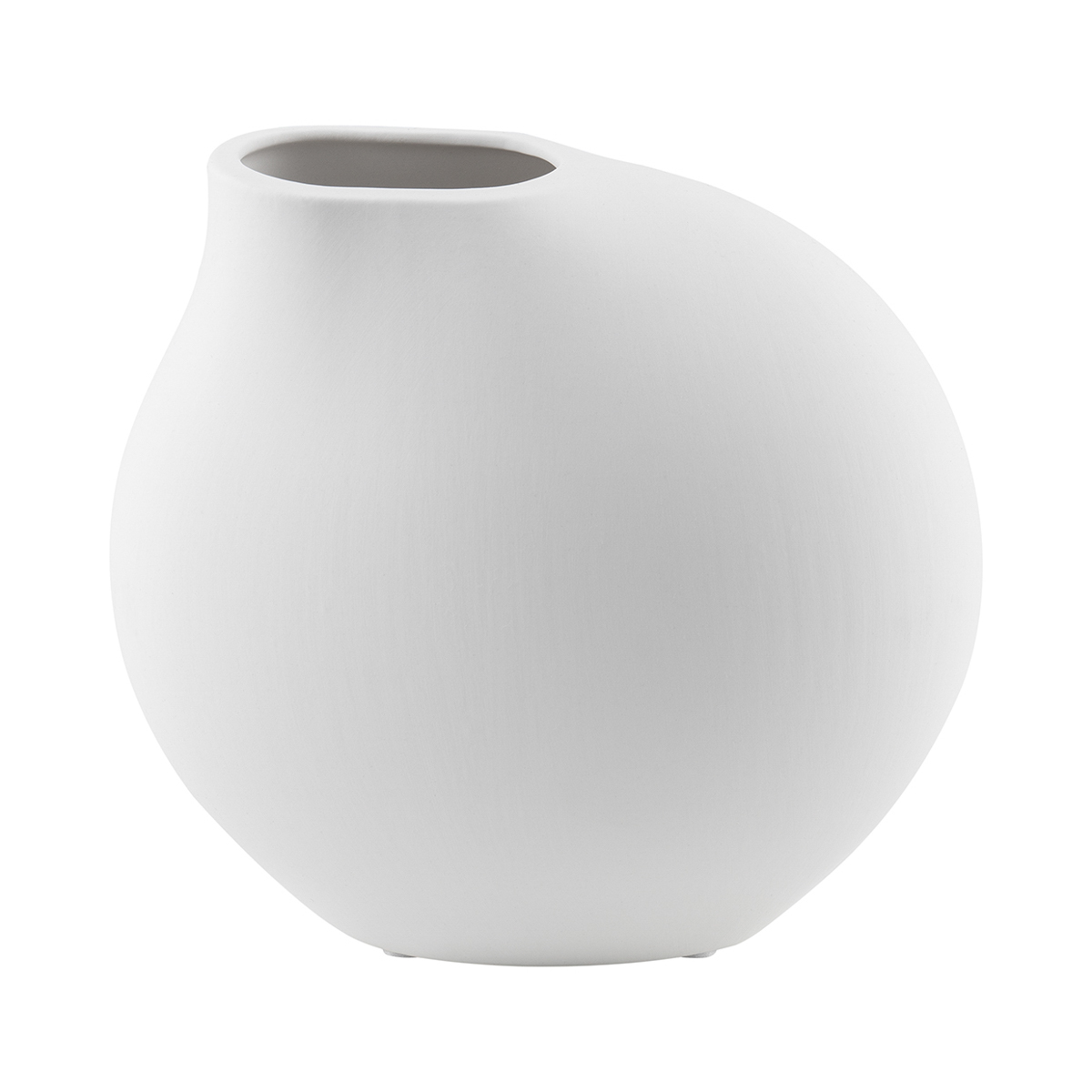 Vase -NONA- White. Material: Porzellan. Von Blomus.
