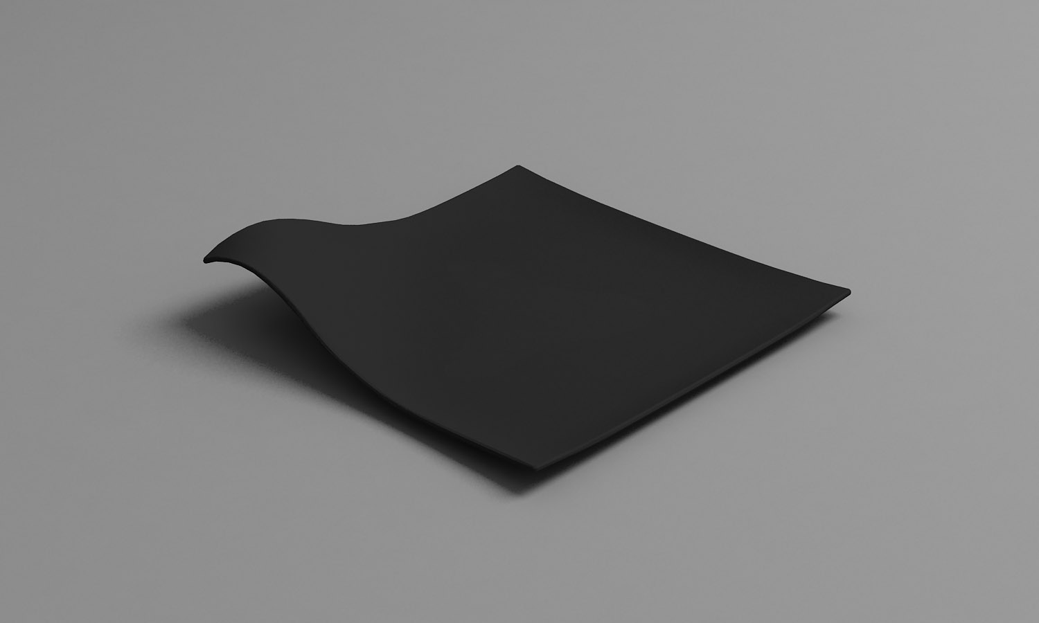 ARAVEN Speiseteller aus dem WAVE Catering-Sortiment, schwarz und aus Polystyrol