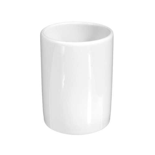 Zuckerstickbecher FRIENDS, Höhe: 78 mm, Durchmesser: 68 mm, Farbe: weiss