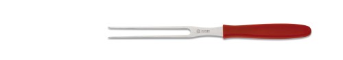 Wurstgabel gerade Zinken 13 cm, rot Giesser - Made in Germany