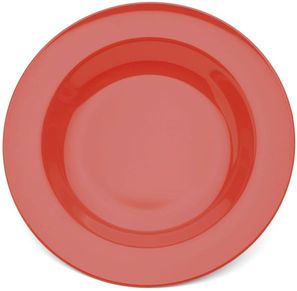 Roltex Suppenteller mit 21,5 cm Durchmesser, rot