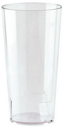 10-er Set Mehrweg-Wasserbecher von WACA, Volumen 0,3 Liter.