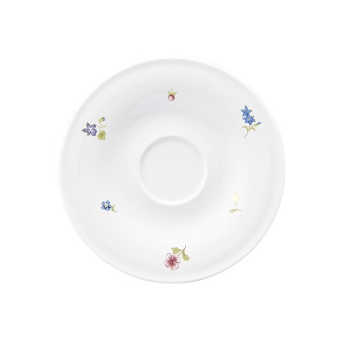Seltmann Untere zur Moccatasse 13,5 cm, rund, Form: Community, Dekor: 57391 Streublume, hohe Kantenschlagfestigkeit, Made in Germany