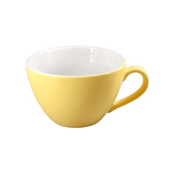 Obertasse 0,32 l - Form: Table Selection - Dekor, 79923 hellgelb - aus Porzellan. Hersteller:, Eschenbach. "Made in Germany".