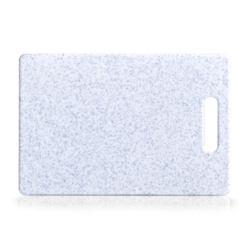 Schneidebrett, PP, 30x20x0,8 cm. Farbe: hellgrau. Schlicht und modern zugleich ist unser Schneidebrett in Granitoptik. Das Schneidebrett