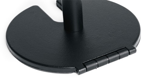 Abgrenzungspfosten. schwarz pulverbeschichtet. Gurtanschlüsse mit 4 Wege System, 5 Meter