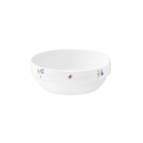 Seltmann Salats rund 12 cm, rund, Form: Community, Dekor: 57391 Streublume, hohe Kantenschlagfestigkeit, Made in Germany