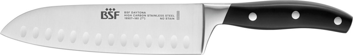 Santokumesser, 18 cm, no-color, Kunststoff, Serie: Daytona. Marke: BSF