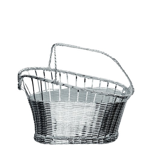 WMF Weinkorb geflochten versilbert Maße: 23 x 19,3 x 11,5 cm