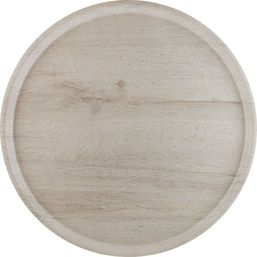 Roltex Speisetablett Puro Rund, 45 cm Durchmesser, Eiche