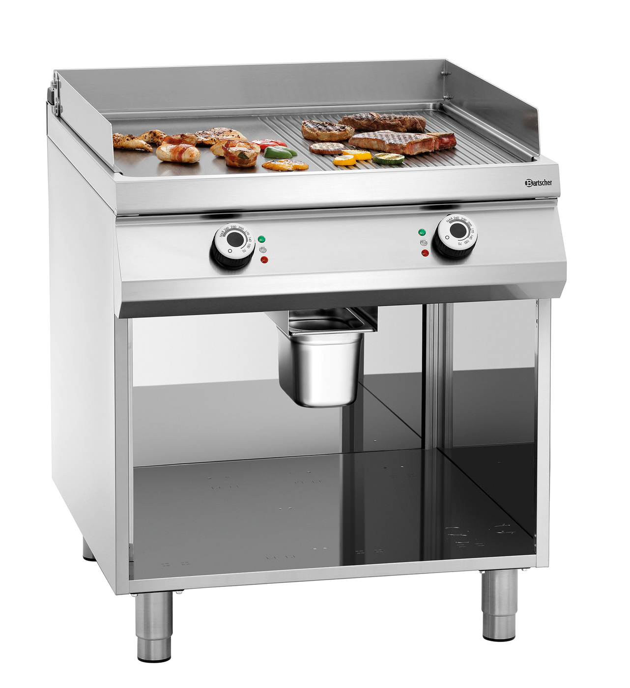 Bartscher Spritzschutz 980 | Material: Edelstahl| Maße: 87 x 71,3 x 9,8 cm. Gewicht: 4,1 kg