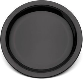 Roltex Teller mit 23 cm Durchmesser, schwarz